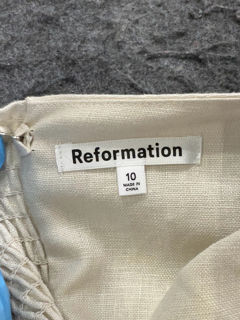 Reformation Cream Ruched Bustier Camisole - Picture 3 of 4